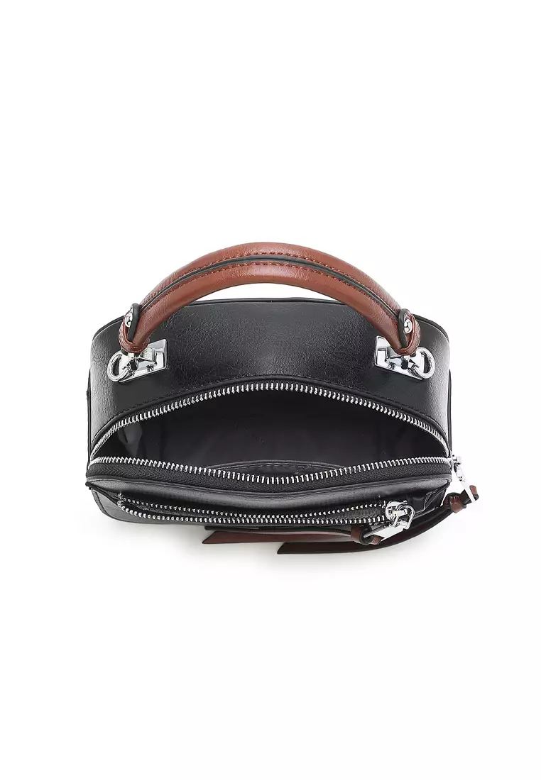 Top Handle Bag / Sling Bag / Shoulder Bag - Black
