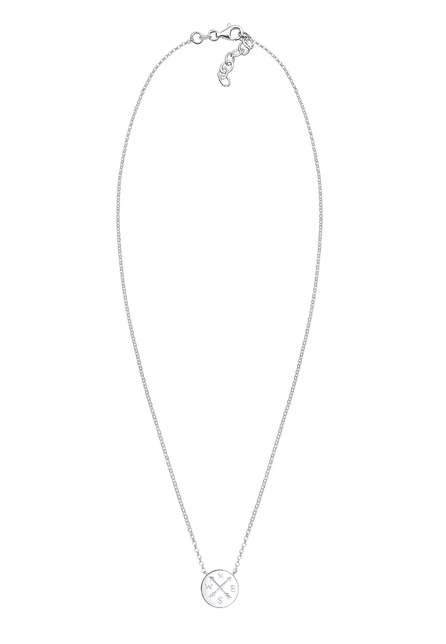 Necklace Woman Arrow Compass Talisman Travel Wanderlust