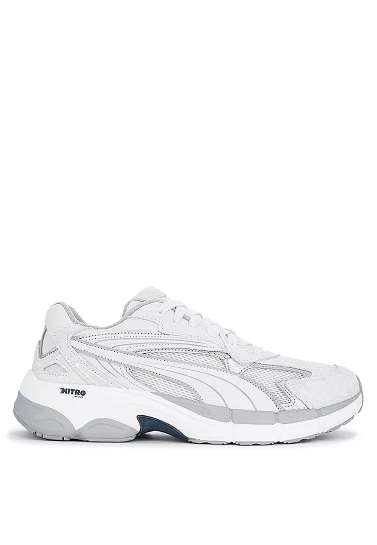 Puma silver sneakers sale