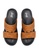 Louis Cuppers 褐色 Buckle Slip On Sandals 71C86SHD37F0BFGS_4