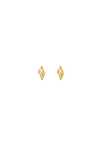 MJ Jewellery gold MJ Jewellery Gold Earrings S140, 916 Gold 34836ACB37FBD9GS_1