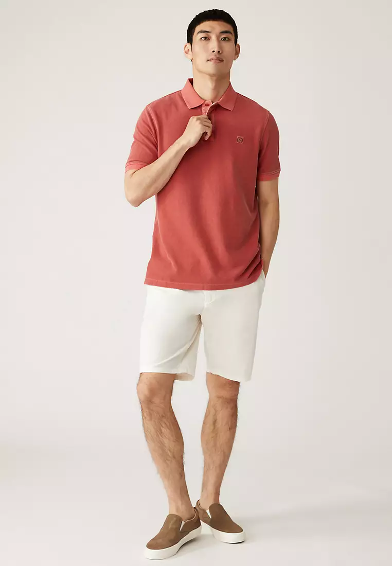 Pure Cotton Polo Shirt