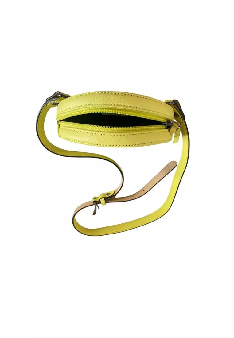Longchamp Belt Bag Round Yellow