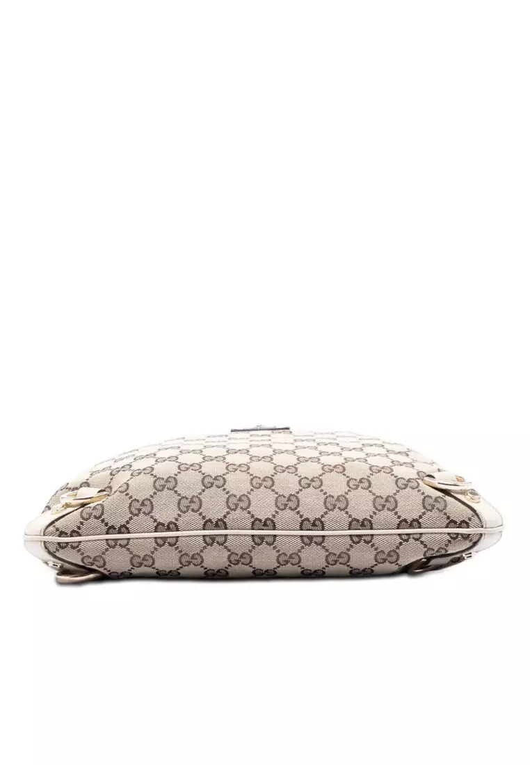 Pre-Loved Gucci Gg Canvas Abbey D Ring Crossbody