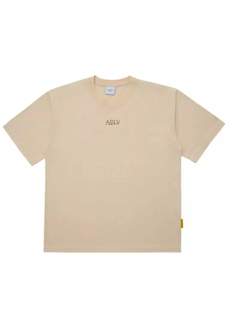 Jual Acme De La Vie Glossy Basic Logo Short Sleeve T-Shirt Beige ...