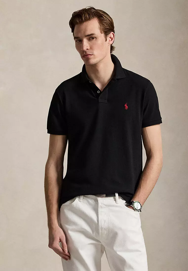 The Iconic Custom Slim Fit Mesh Polo
