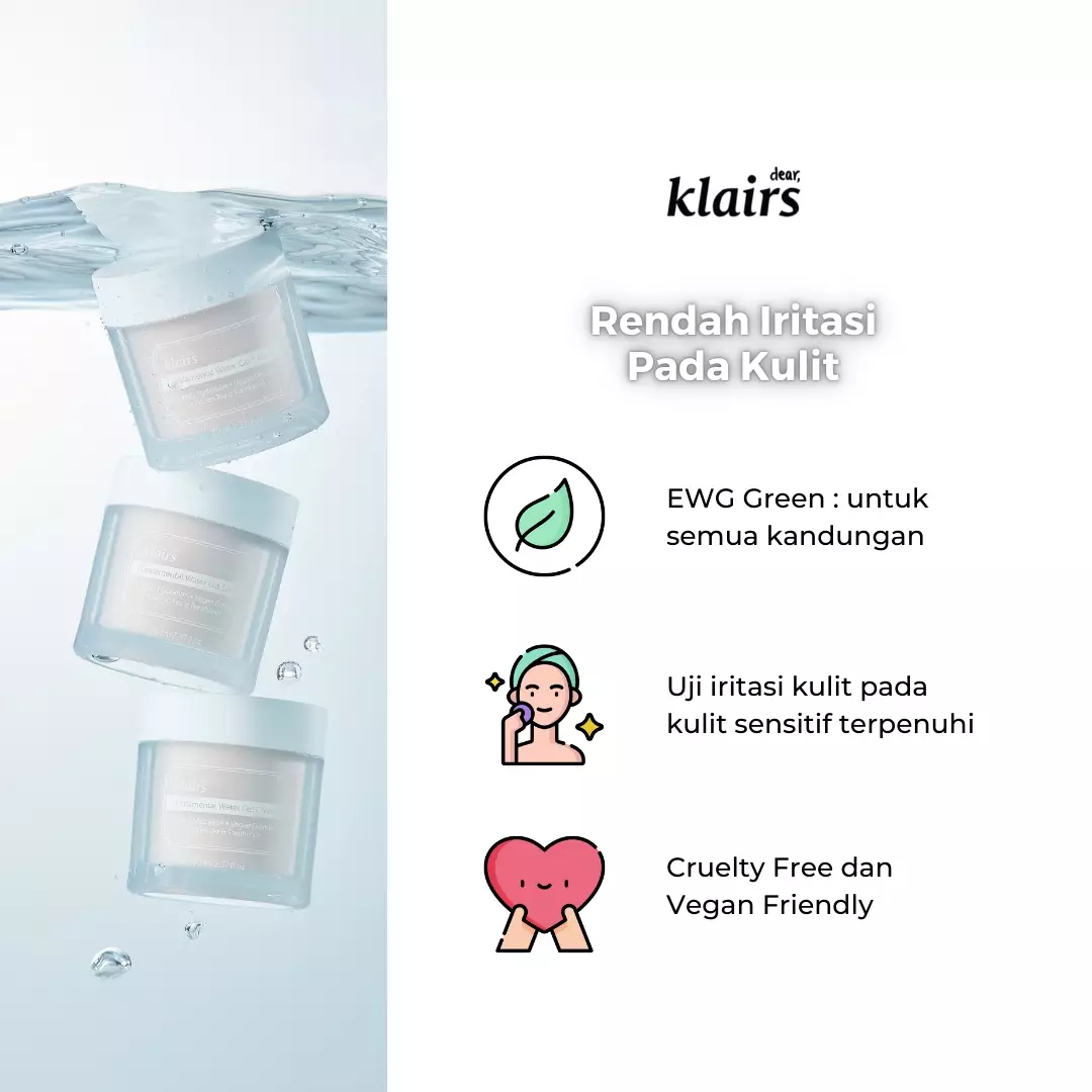 Dear Klairs Fundamental Water Gel Cream 70G