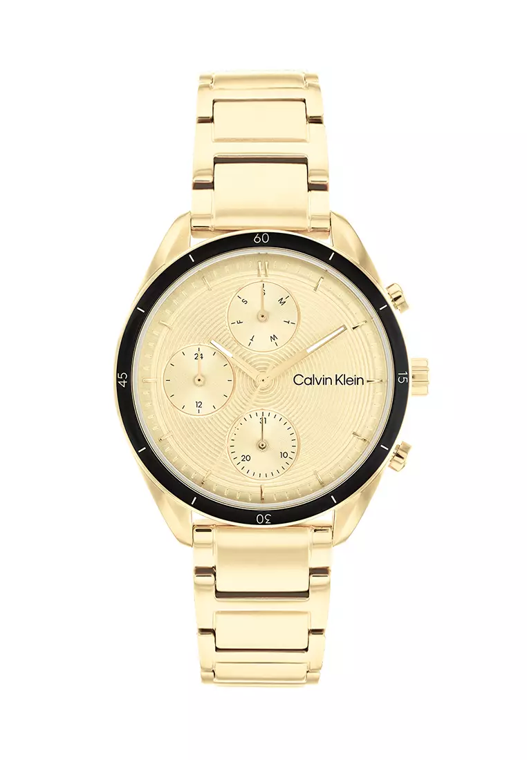 Ck watches womens discount gold