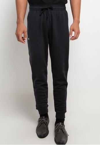 under armour fleece joggers black