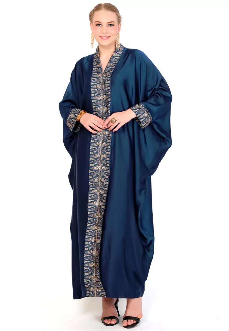 Kanzi Exclusive Long Sleeve Songket Kaftan