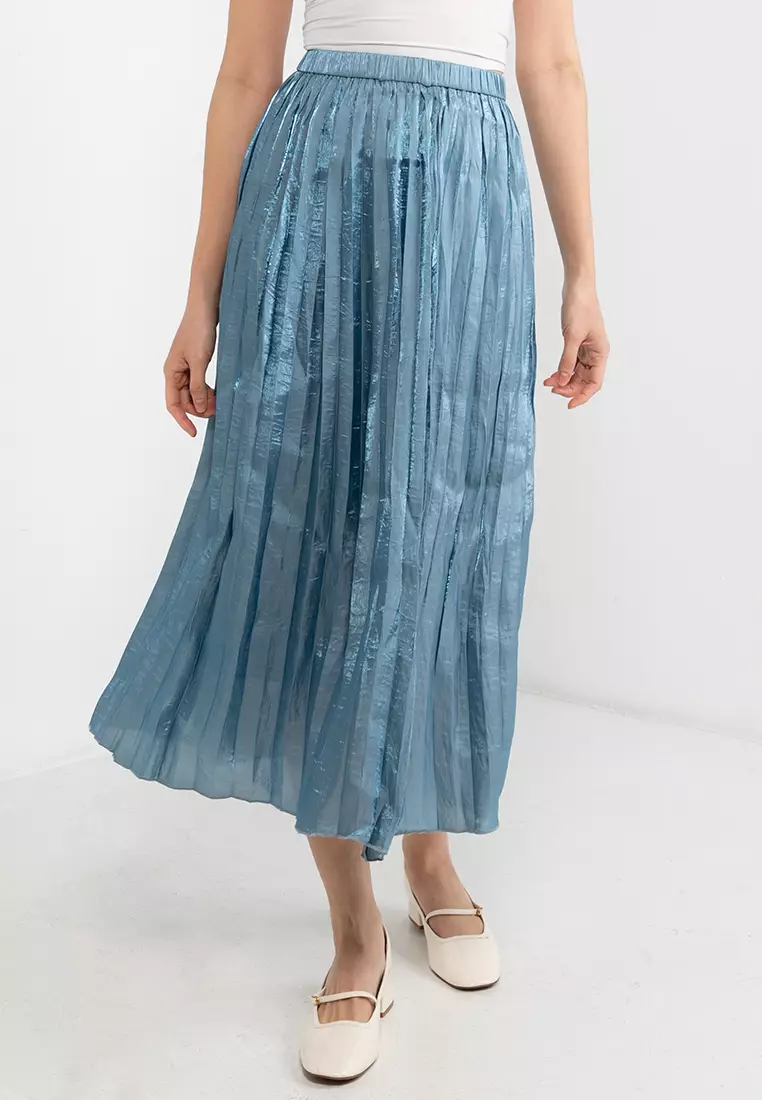 Pleated skirt outlet online