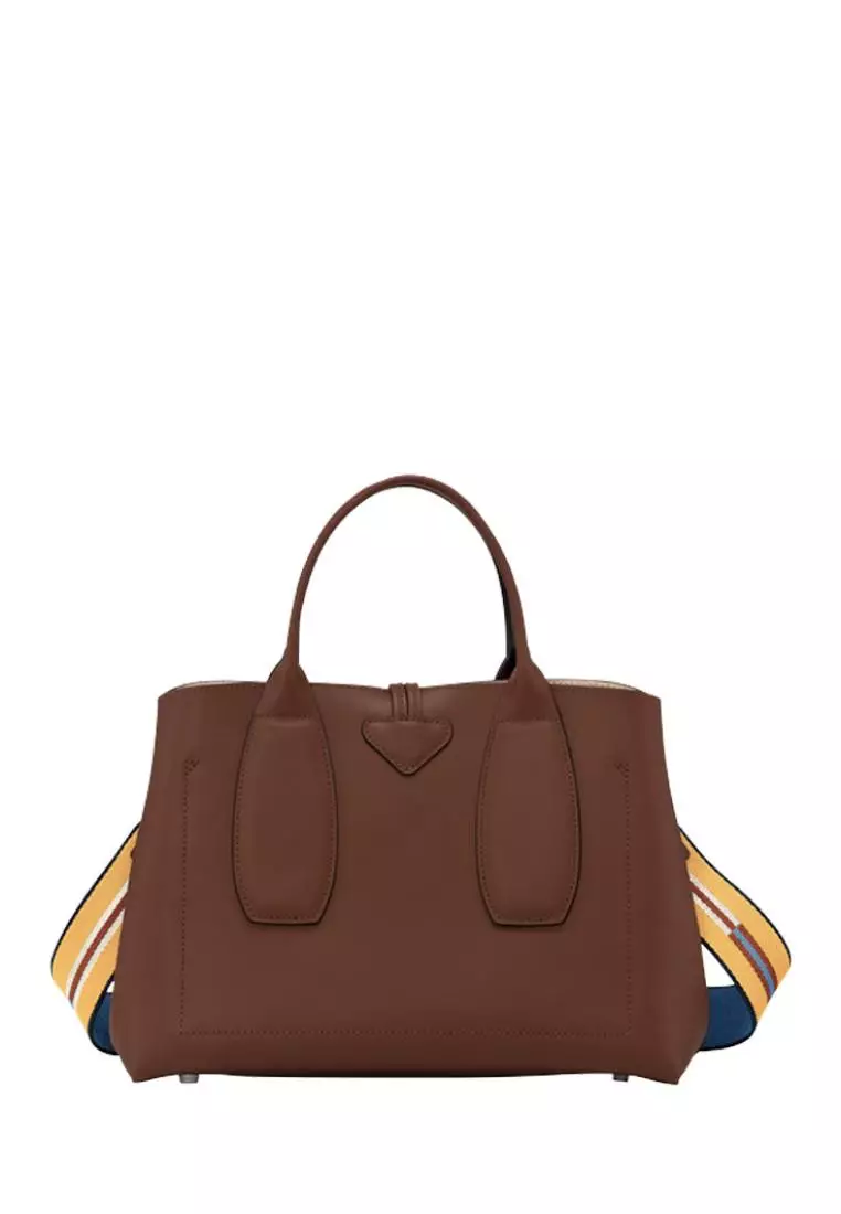 Longchamp Roseau Handbag M Ebony