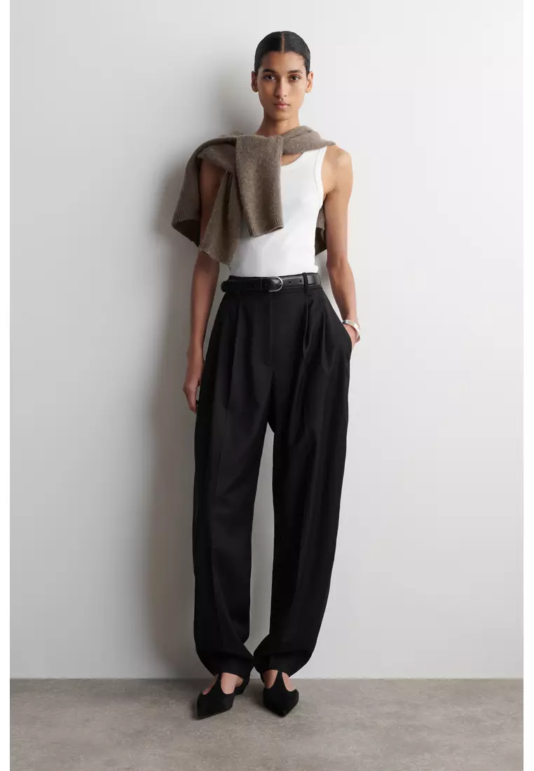RIBBED COTTON TANK TOP