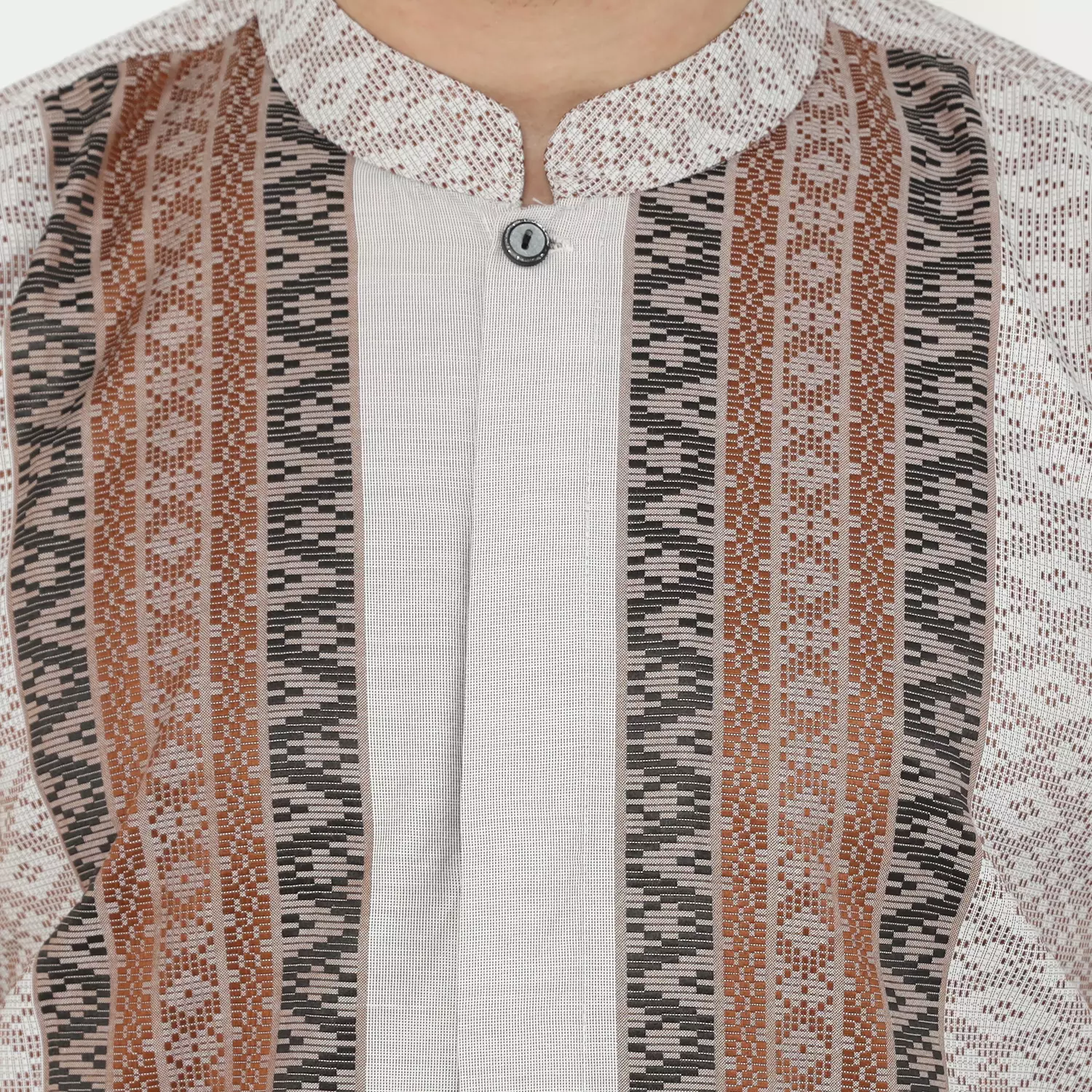 Platini Kemeja Koko Pria Lengan Pendek Katun BROWN 931332.39