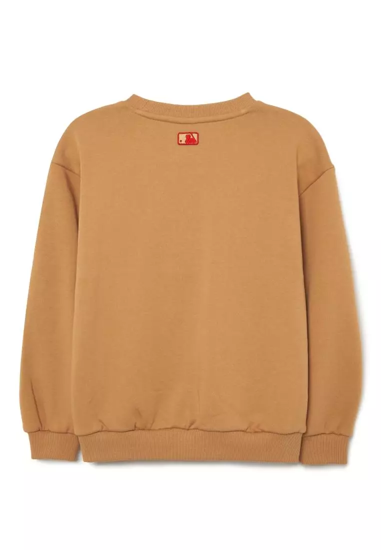 Mlb logo sweatshirt shop