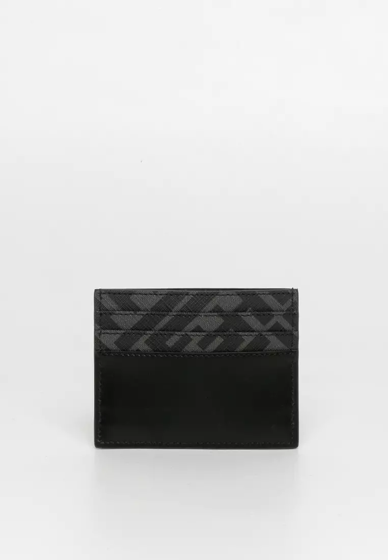 Fendi leather discount card case