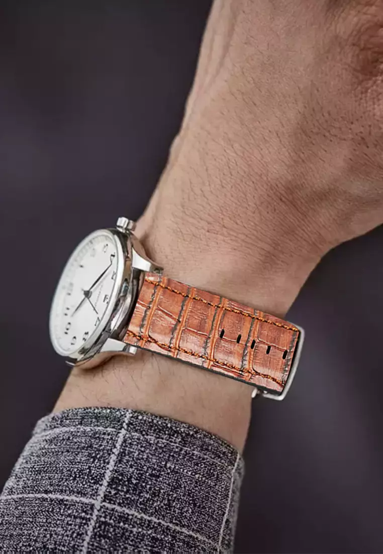 Tali Kulit Leather Strap Tali Strap 22mm Size brown