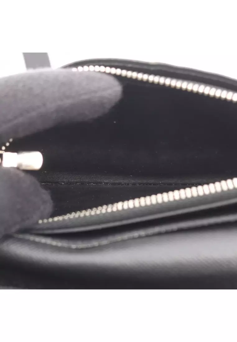 Pre-Loved Louis Vuitton Portefeuil Brother Damier Graphite Bi-fold Long Wallet PVC leather black