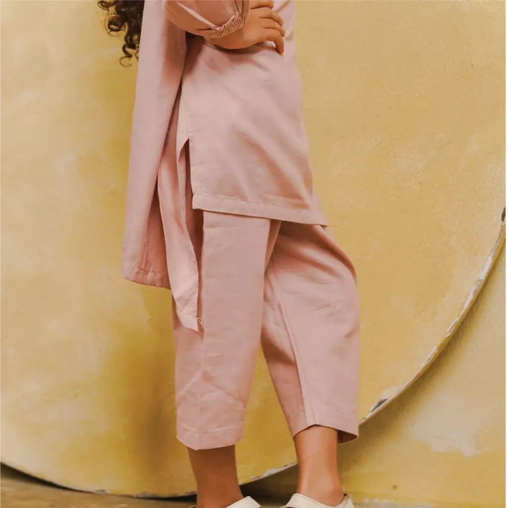 Mooi Setelan Anak Perempuan Shafa Tunik Set - Khaki