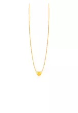 Mini Love + 375/9K Gold Wave Chain