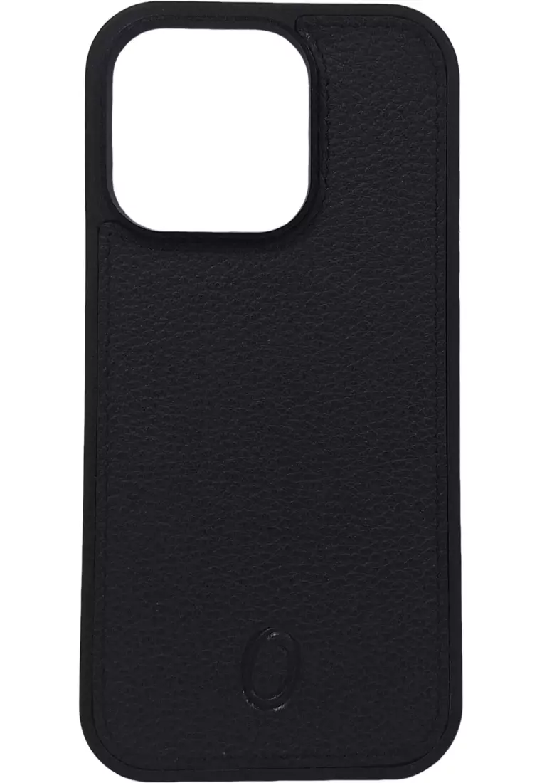 iPhone Leather Case -iPhone 16 PLUS-BLACK