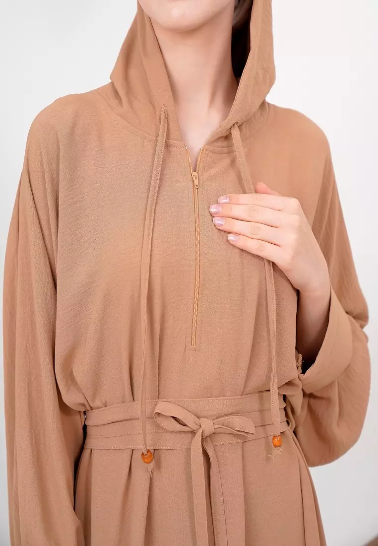 Xavera Abaya Hoodie Cream