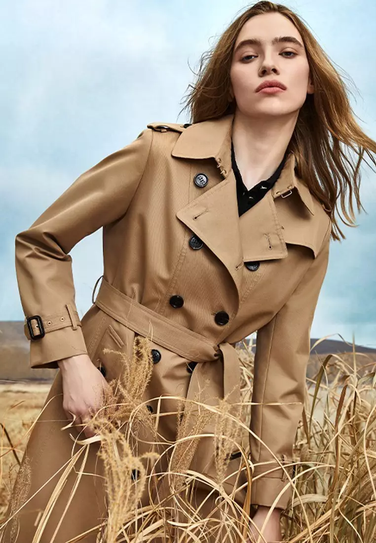 British-style Slim Fit Trench Coat GJW-NF73108