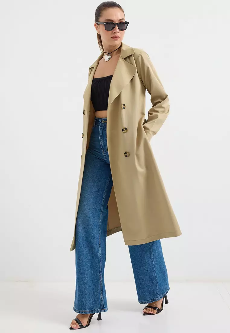Double Breasted Trench Coat