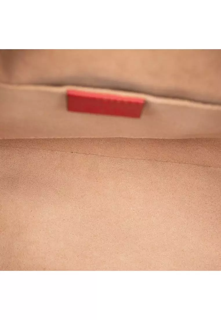 二手 Gucci 小號 GG Marmont Matelasse 皮革雙肩包