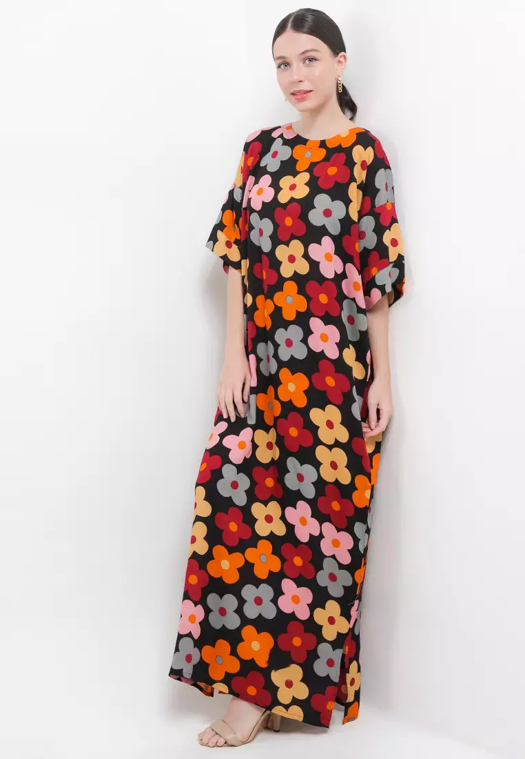 Longdress Thailand Style Motif Bunga