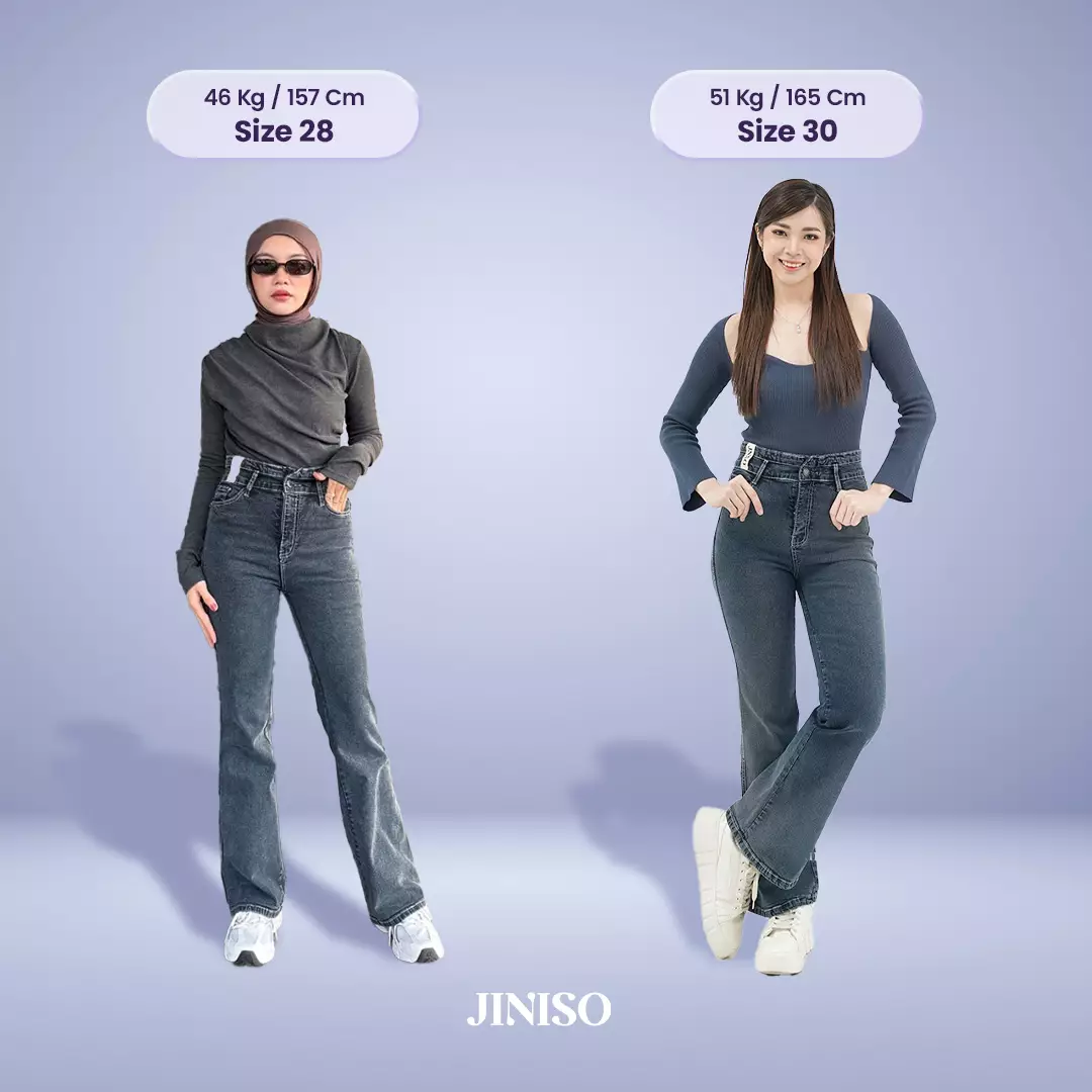 Ultra Highwaist Cutbray Stretch Jeans 619 HANGOUT