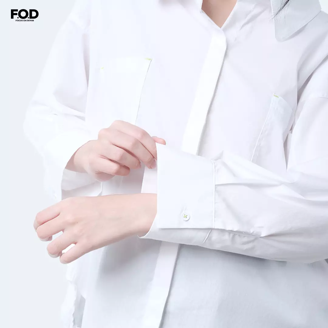 Kemeja Wanita Nola Offwhite