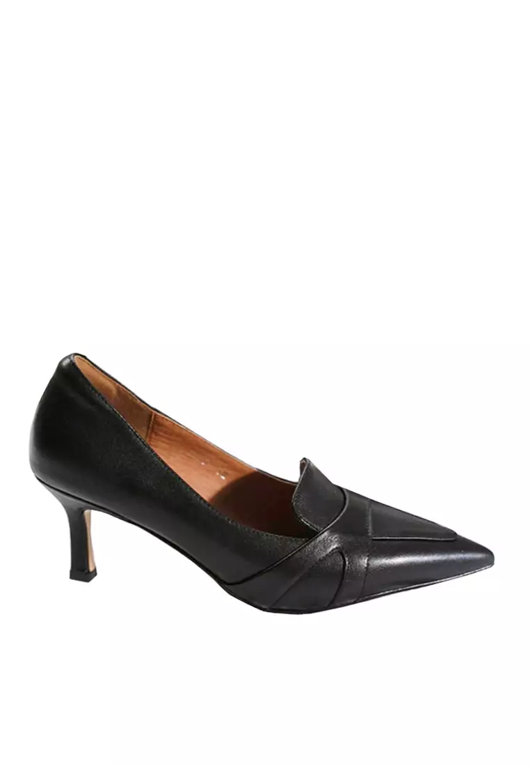 Discount on Twenty Eight Shoes  shoes - SKU: VANSA Fashion Pointed Toe Leather High-Heels VSW-H0620392