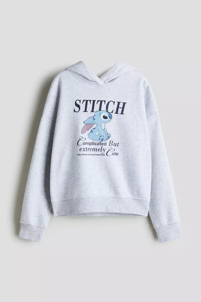 Motif-detail hoodie