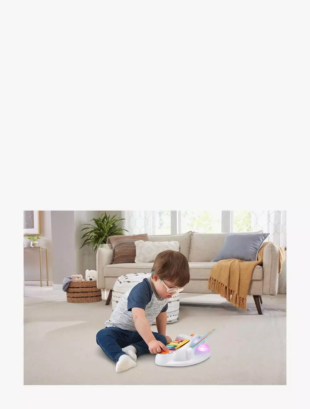 Leapfrog Learn & Groove Rainbow Lights Piano - LPF80-612400 - Multicolor