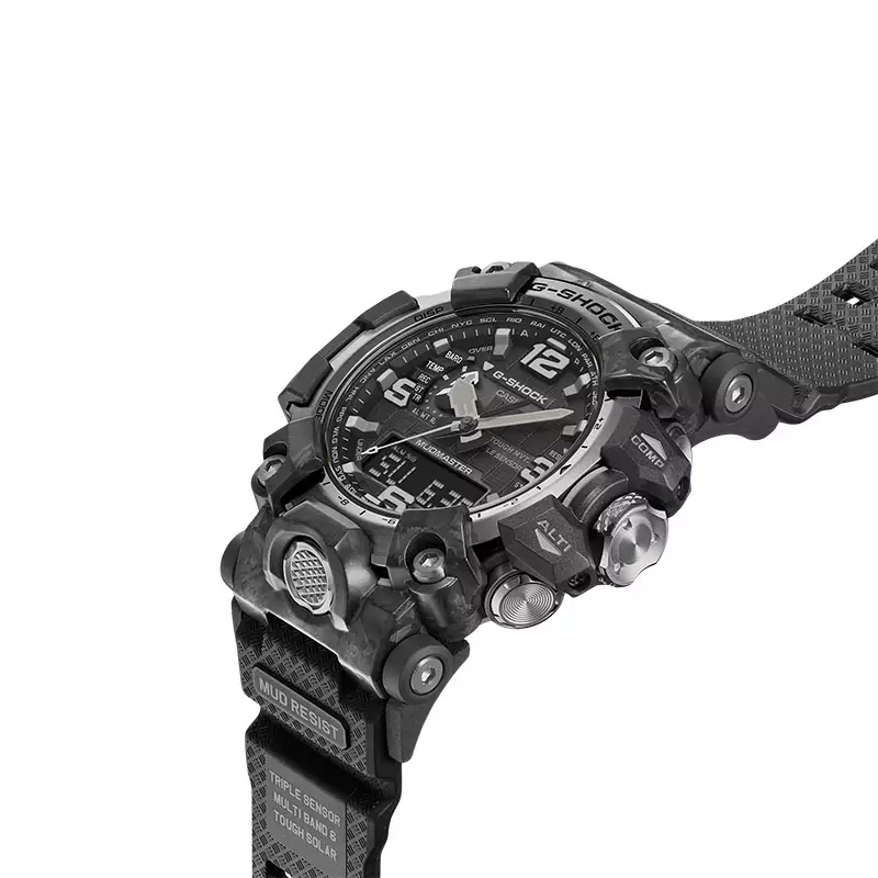 Jam Tangan Pria Casio G-Shock Mudmaster GWG-2000-1A1DR Master of G-Land Tough Solar Black Resin Band