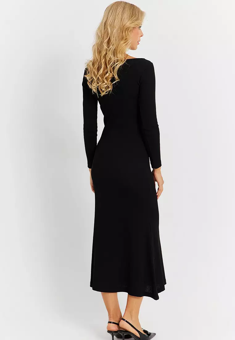 Rib Midi Dress