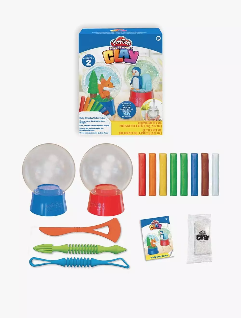 PlayDoh Sculpt n Model Make & Display Water Globes - PDC09084