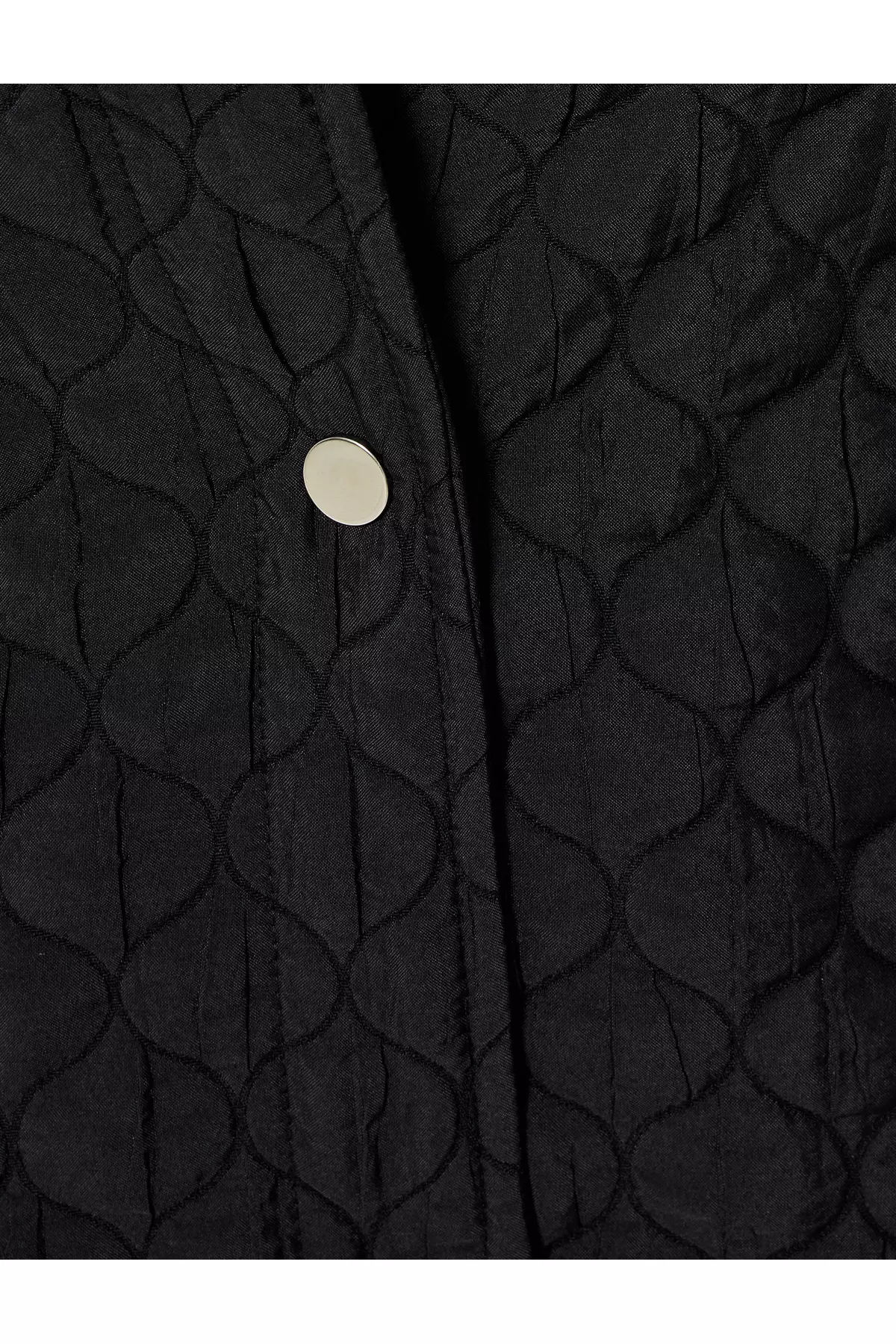 Hooded Pocketed Buttoned Quilted Oversize Coat