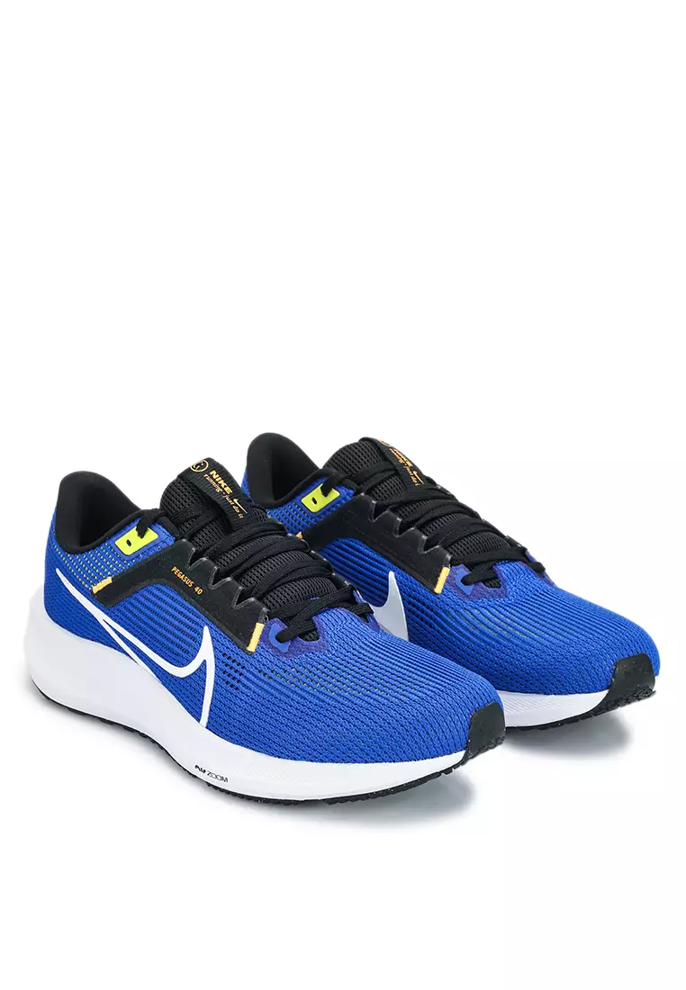 nike air pegasus blue and white