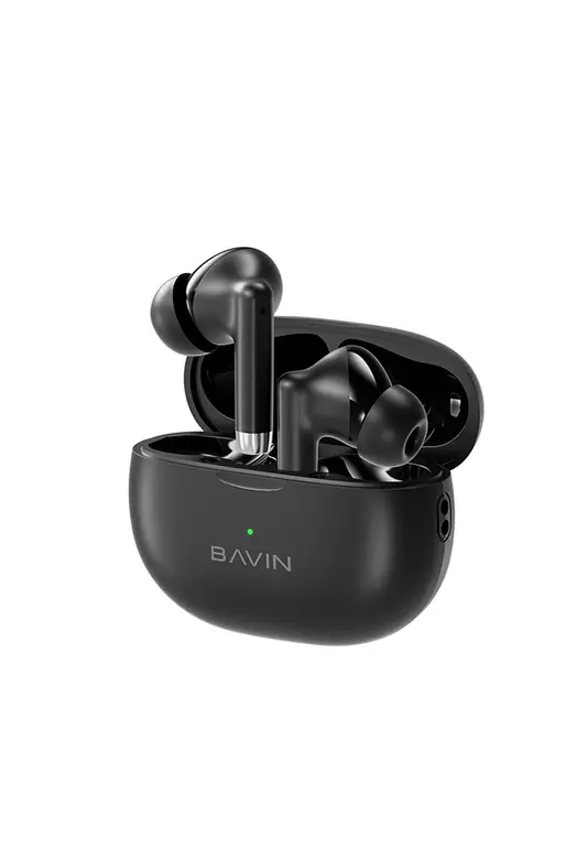 BA77 TWS Bluetooth 5.4 Wireless Headset Stereo Audio Sounds Earbuds with Microphone & Touch Control