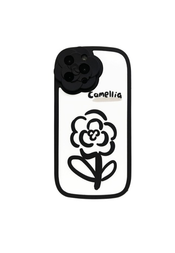 Kings Collection white Camellia iPhone 13 Case (MCL2520) 7ECE2AC91B5095GS_1