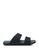 Louis Cuppers 黑色 Woven Slip On Sandals FDEC3SH9D12205GS_1