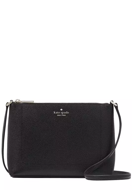 Leila Medium Crossbody Bag in Black KG464