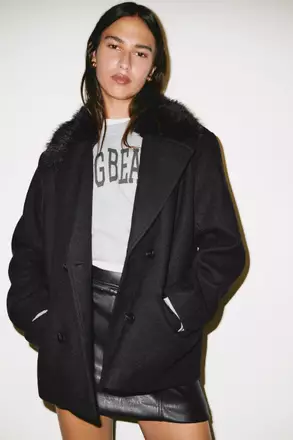 Buy Pea Coat Online @ ZALORA Singapore