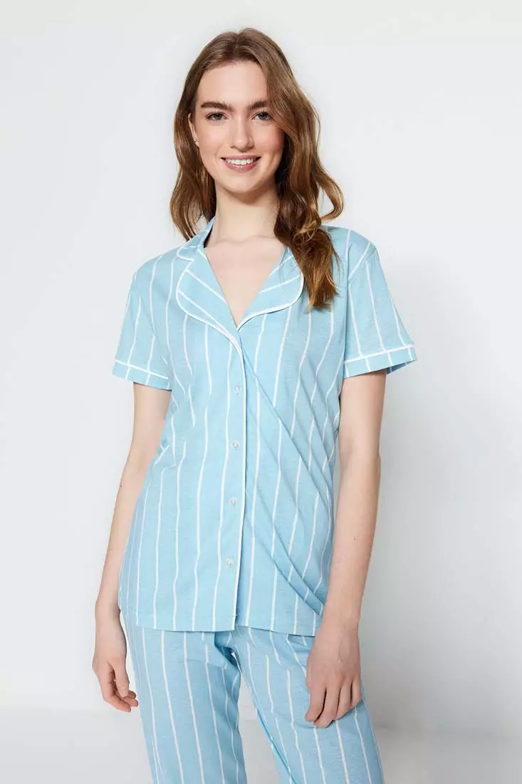 Striped Pajamas Set