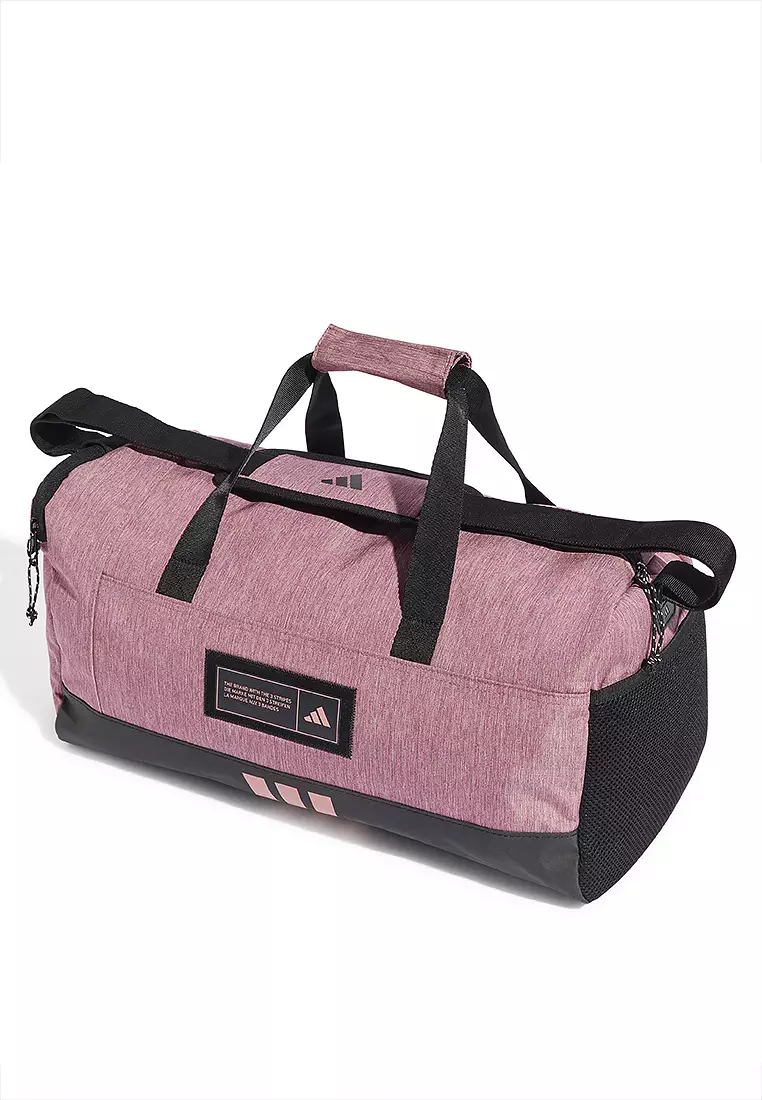 Adidas duffel bag pink hot sale