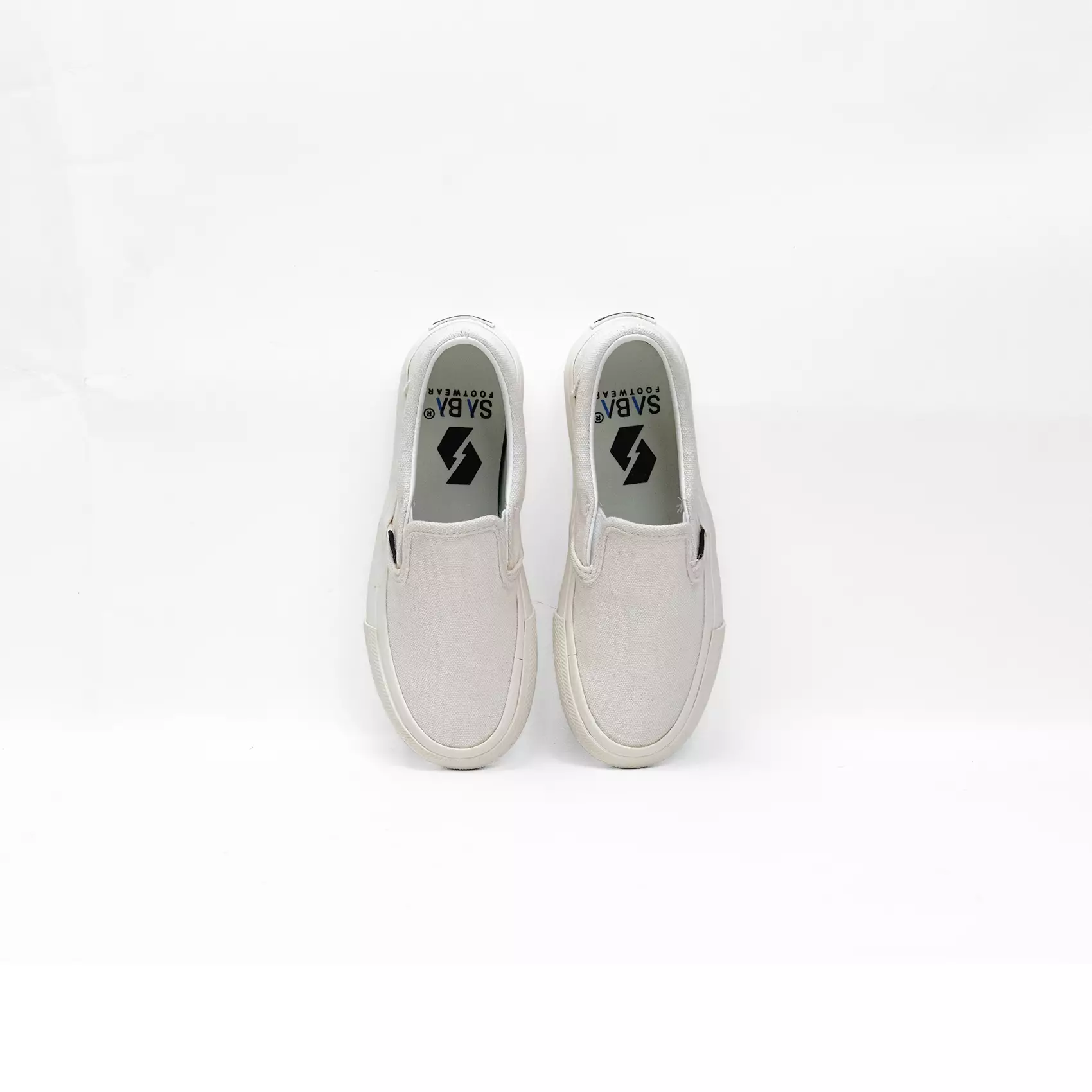 SABA KIDS Slip On Evan Off White - Sepatu Sneakers Sekolah Anak