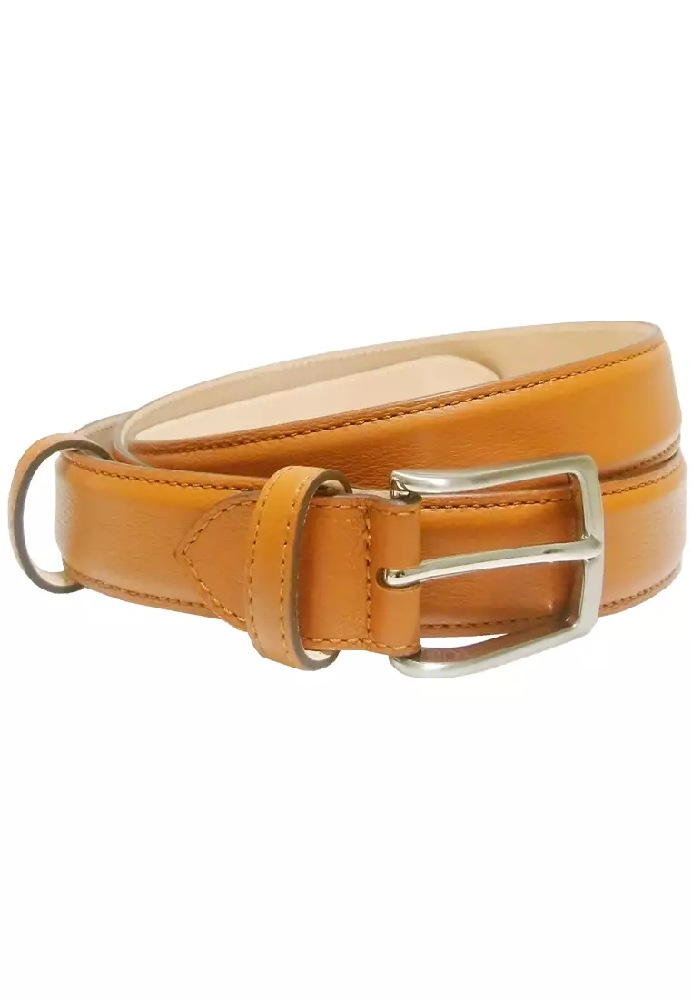 30mm Tawny Textured Leather Belt 72 Smalldive