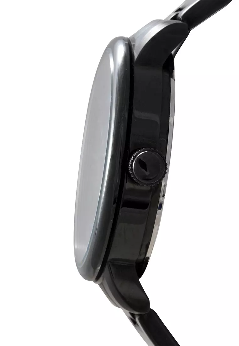 ALBA Jam Tangan Pria - Black - Stainless Steel - AV3171